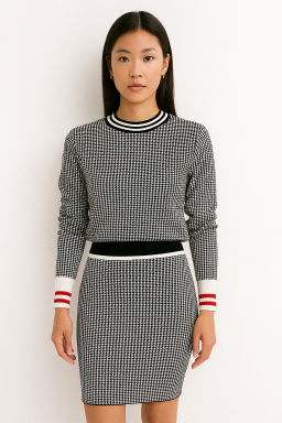 knitted sets skirts supplier