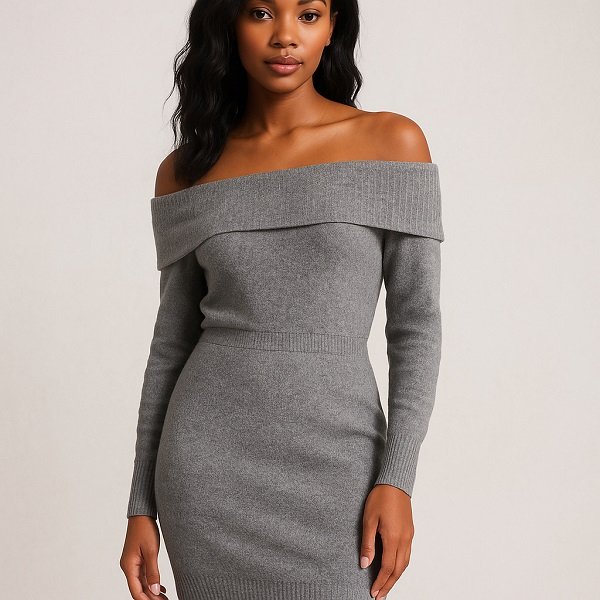 Best Off The Shoulder Sweater Dress Manufacturer
