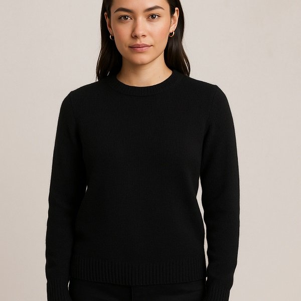 Best Women Black Wool Sweater Manufacturer