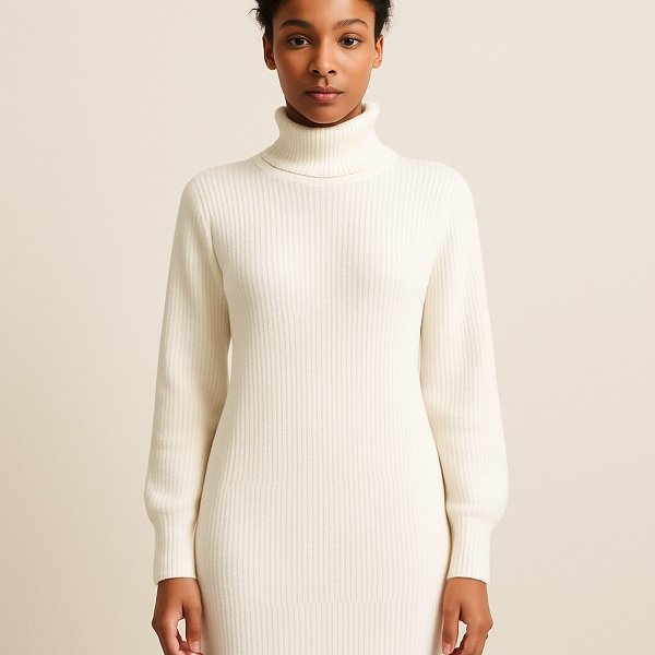 China White Sweater Dress Vendor