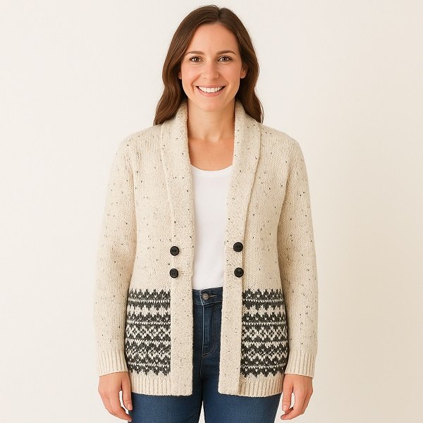 China Women Raiden Tab Detail Cardigan Manufacturer