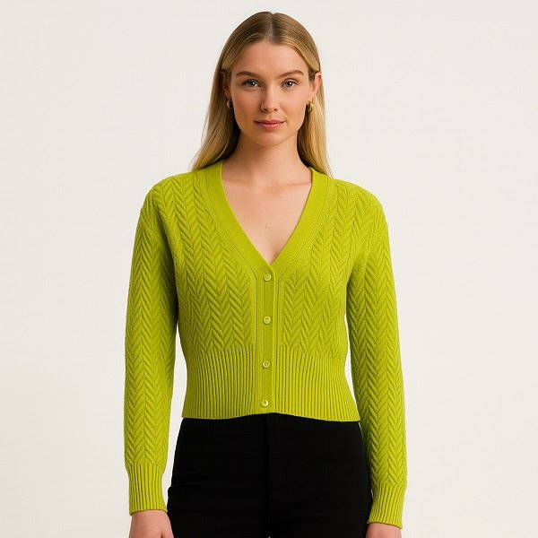 Custom fitted waist cardigan supplier
