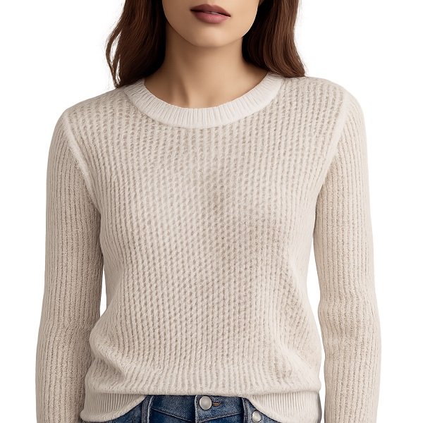 OEM White See Through Sweater Suppliers
