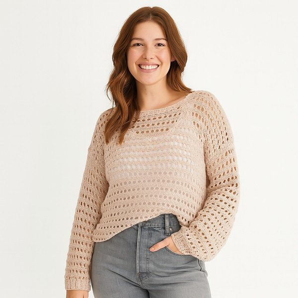OEM Women Crochet Summer Sweater Manufacturer