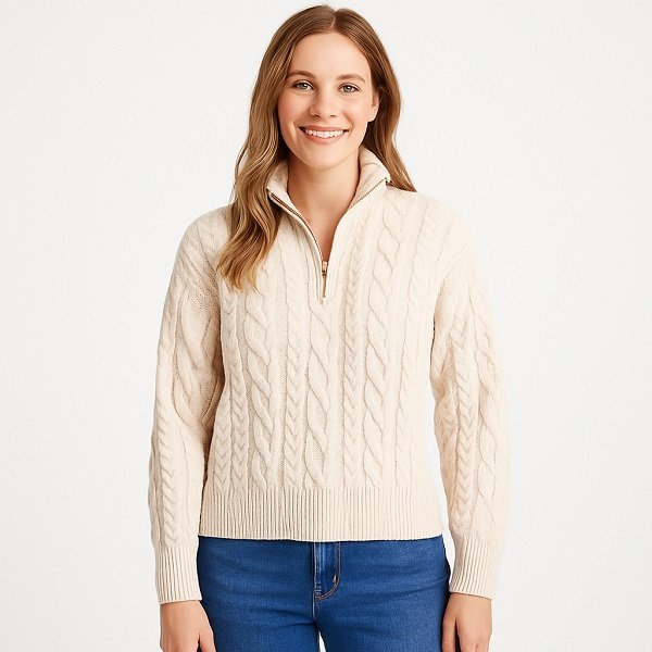 OEM Women Sweaters with Zipper Factory