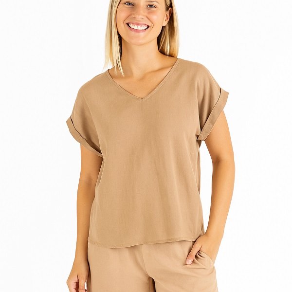 Reliable Women Linen Tee Shirt Manufacturer