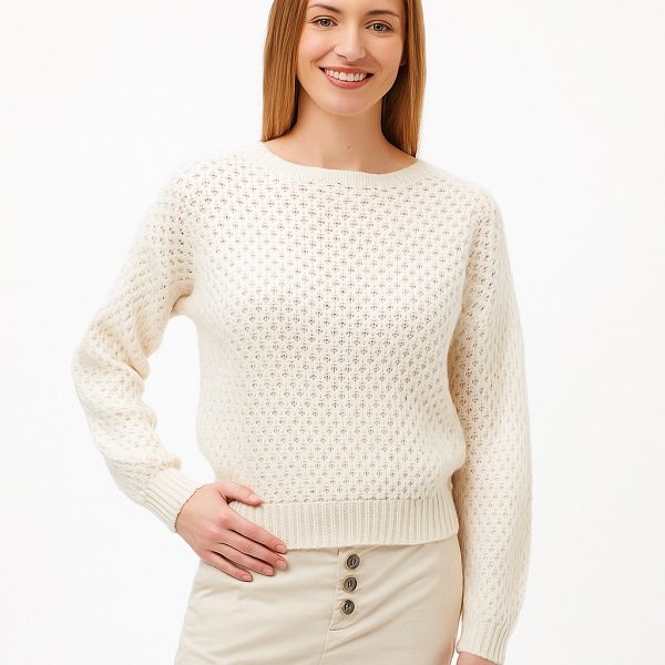 Reliable Women White Crochet Jumper Supplier