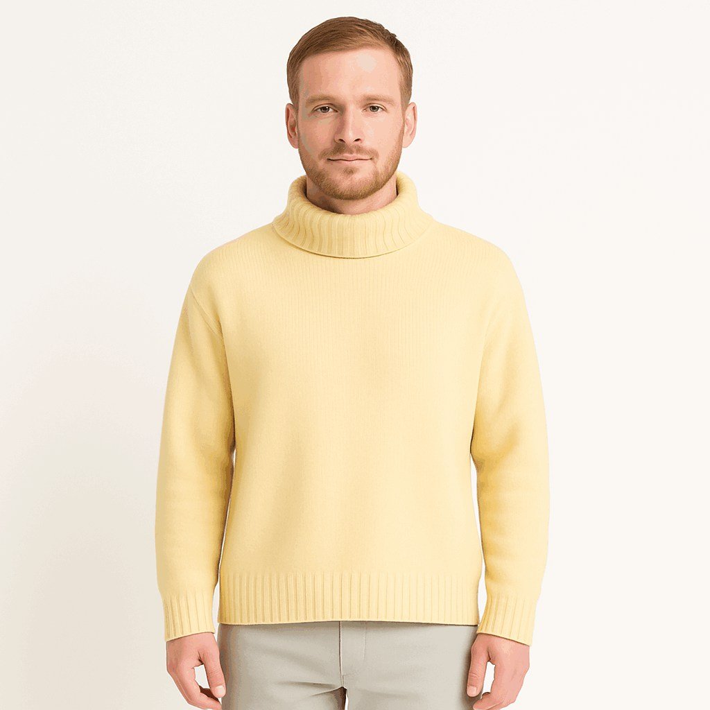 cashmere yellow sweater