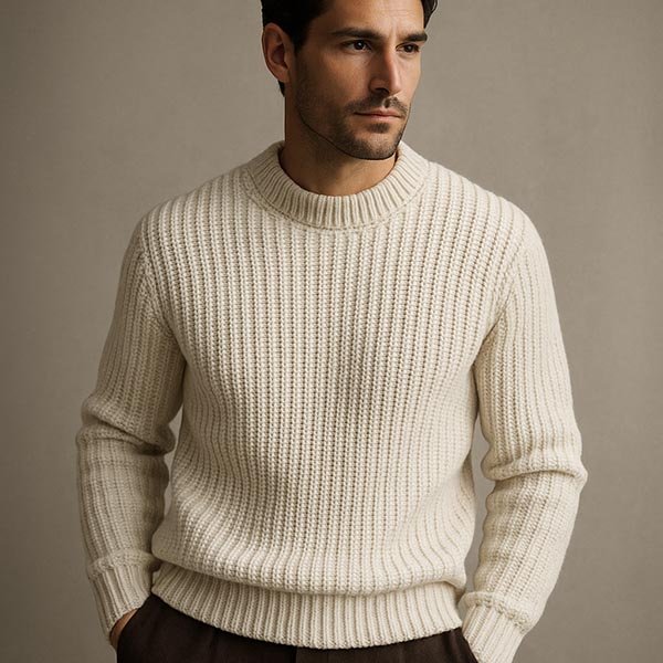 chunky cotton sweater