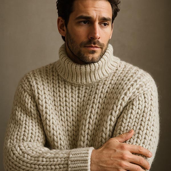 chunky wool sweater