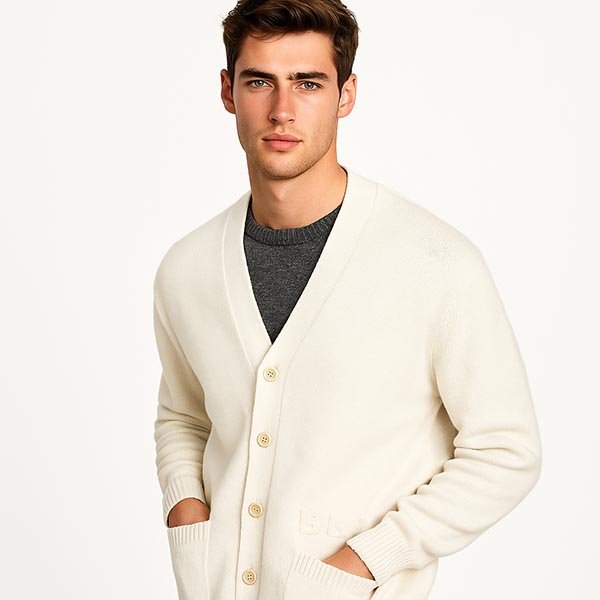 cream cardigan factory exporter