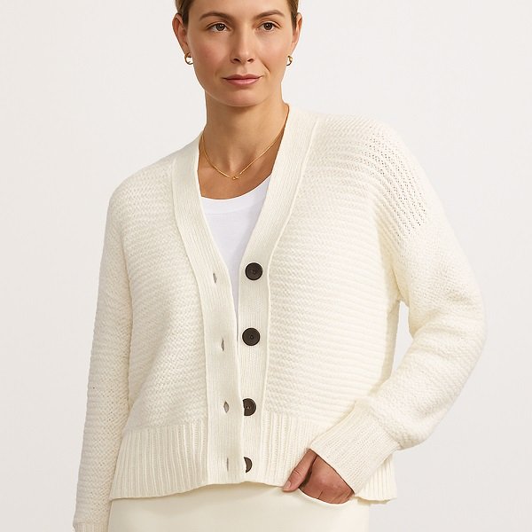 custom white cardigan manufacturer