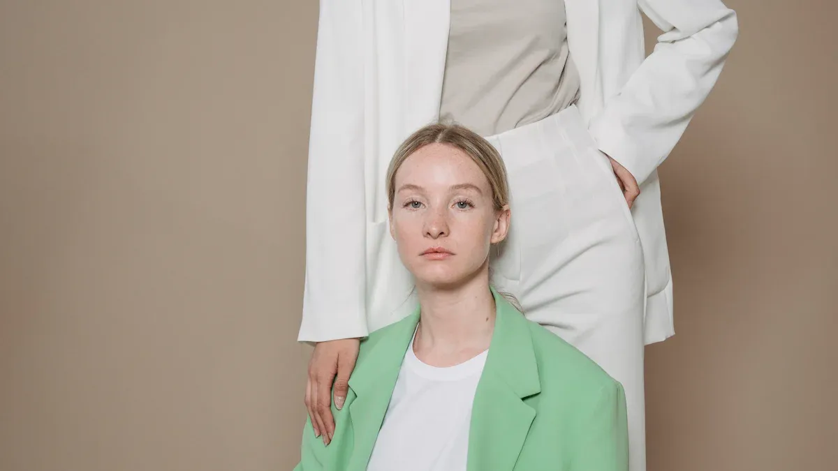 What is a double knit blazer and how is it made explained simply