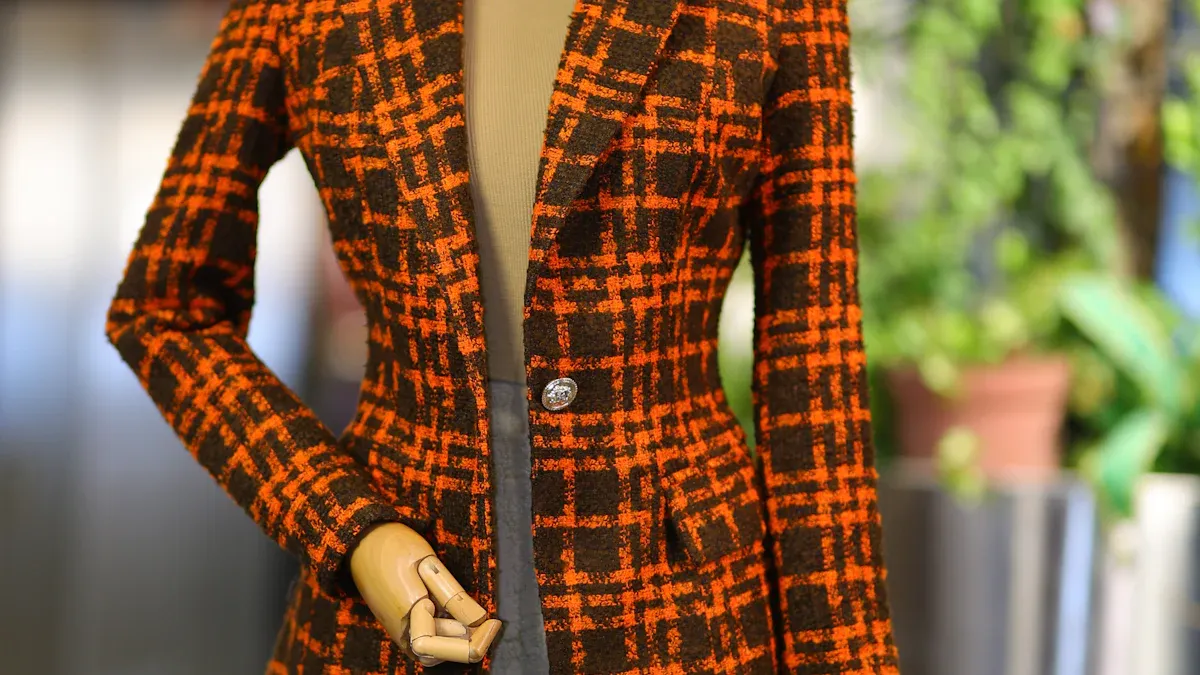 Isaia Plaid Overcoat Cashmere Double Breasted