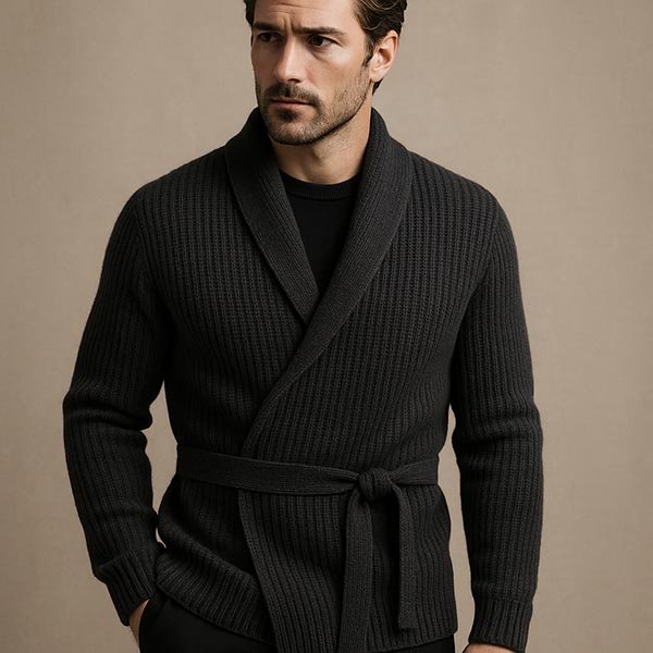 mens wrap cardigan sweater manufacturer