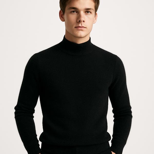 mens black sweater
