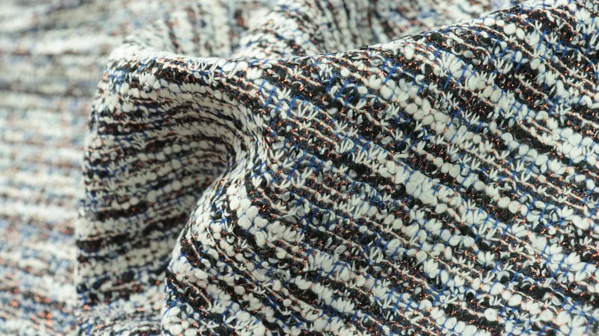 What is a Tweed-Effect Knit Cardigan and How Does It Differ from Traditional Tweed