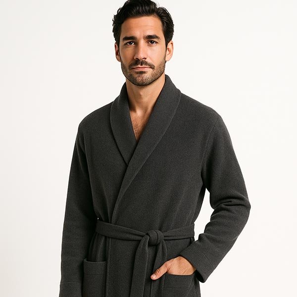 mens cashmere robe
