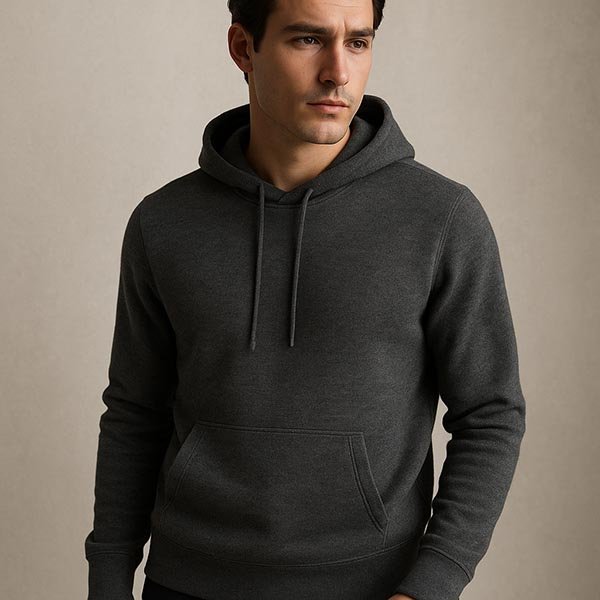 merino wool hooded sweatshirt