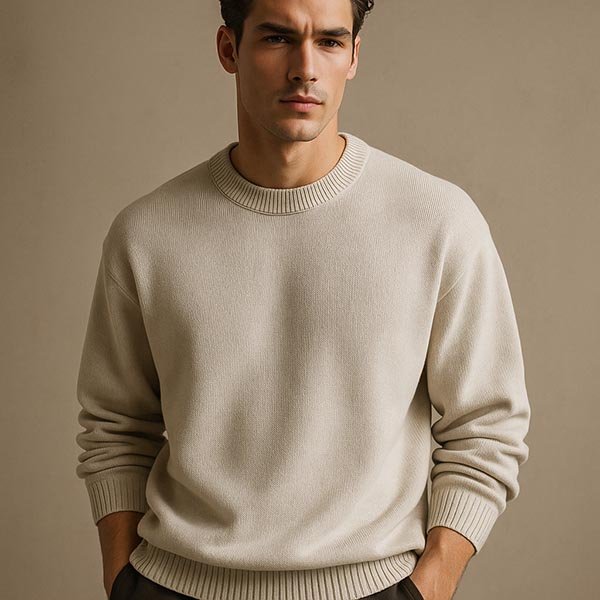 oversized cotton sweater