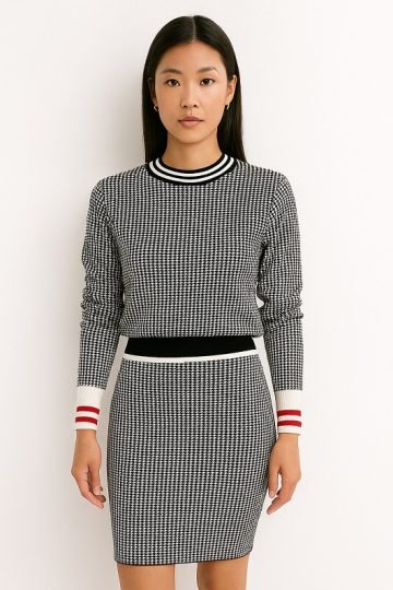 knitted sets skirts supplier